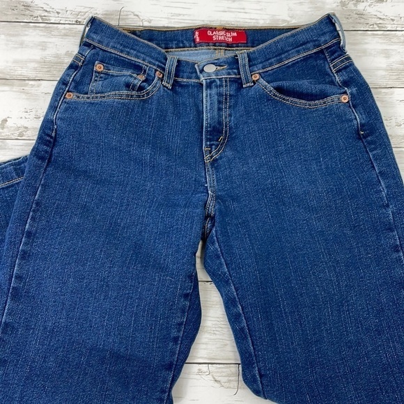 LEVIS CLASSIC SLIM STRETCH CROP SZ6 MIS - Picture 1 of 7